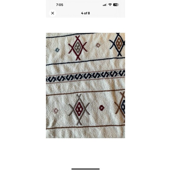 Madewell Womans Embroidered Reseda Pullover Sweater in Eggshell Size Lg NEW/Tags - Picture 4 of 8